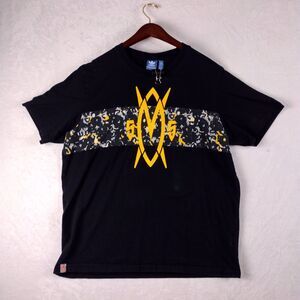 Classic Adidas Dikembe Shirt Men Black Short Sleeve 55 Basketball Nuggets XL